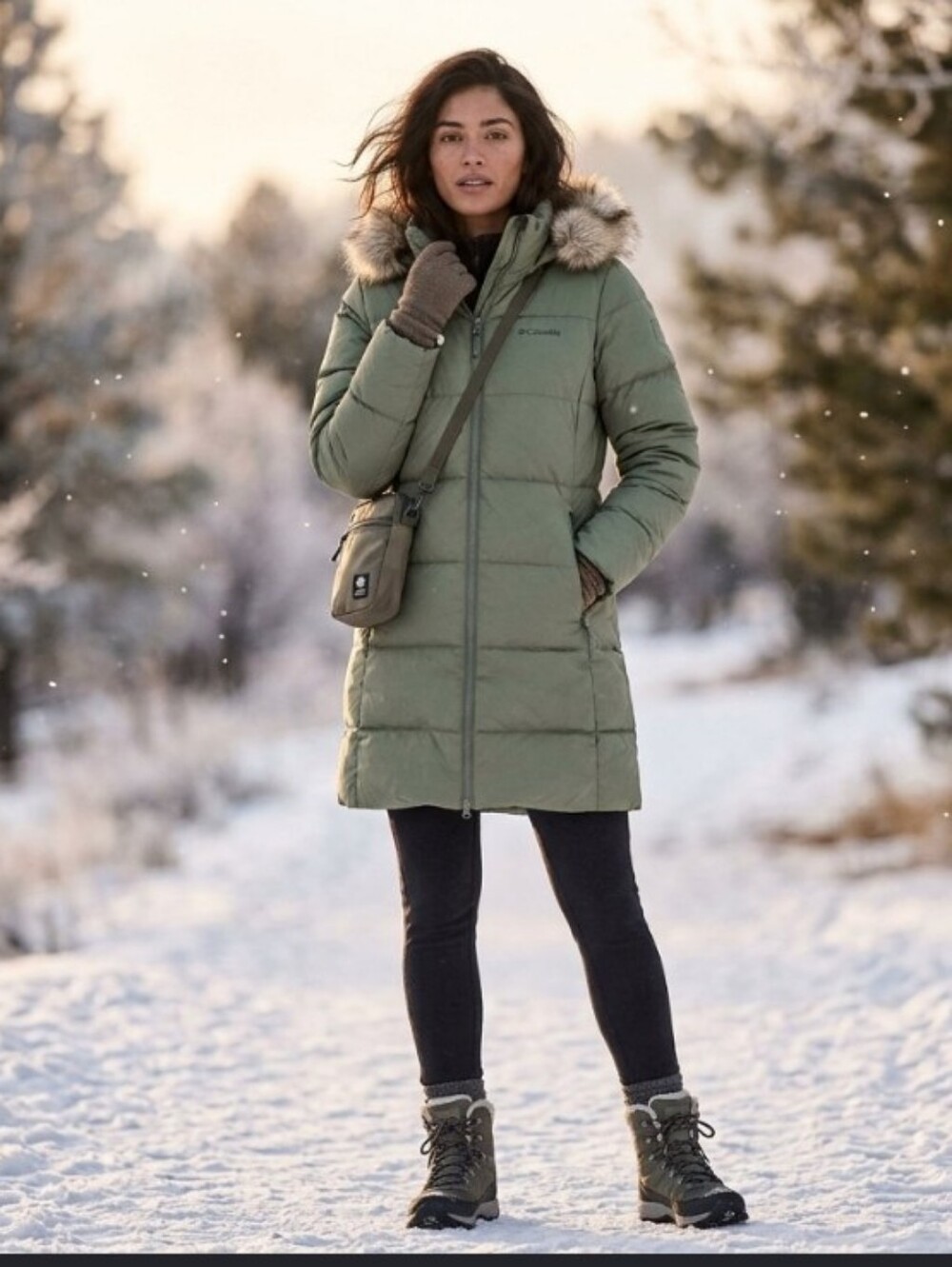 Lole Jacket/ Sage Green/ Duck Down Coat/ Size 12